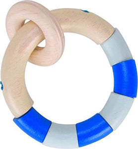 HEIMESS - Holz Greifling Greifring Ring blau