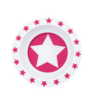 Laden Sie das Bild in den Galerie-Viewer, Pimpalou - Melamin Schale Sterne pink fuchsia