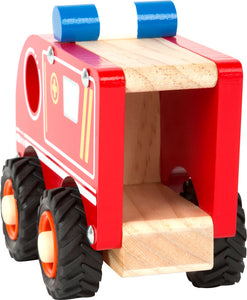 Small Foot - Holz Krankenwagen Schiebefahrzeug
