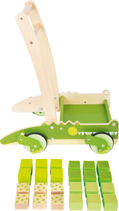 Small Foot - Holz Lauflernwagen Krokodil