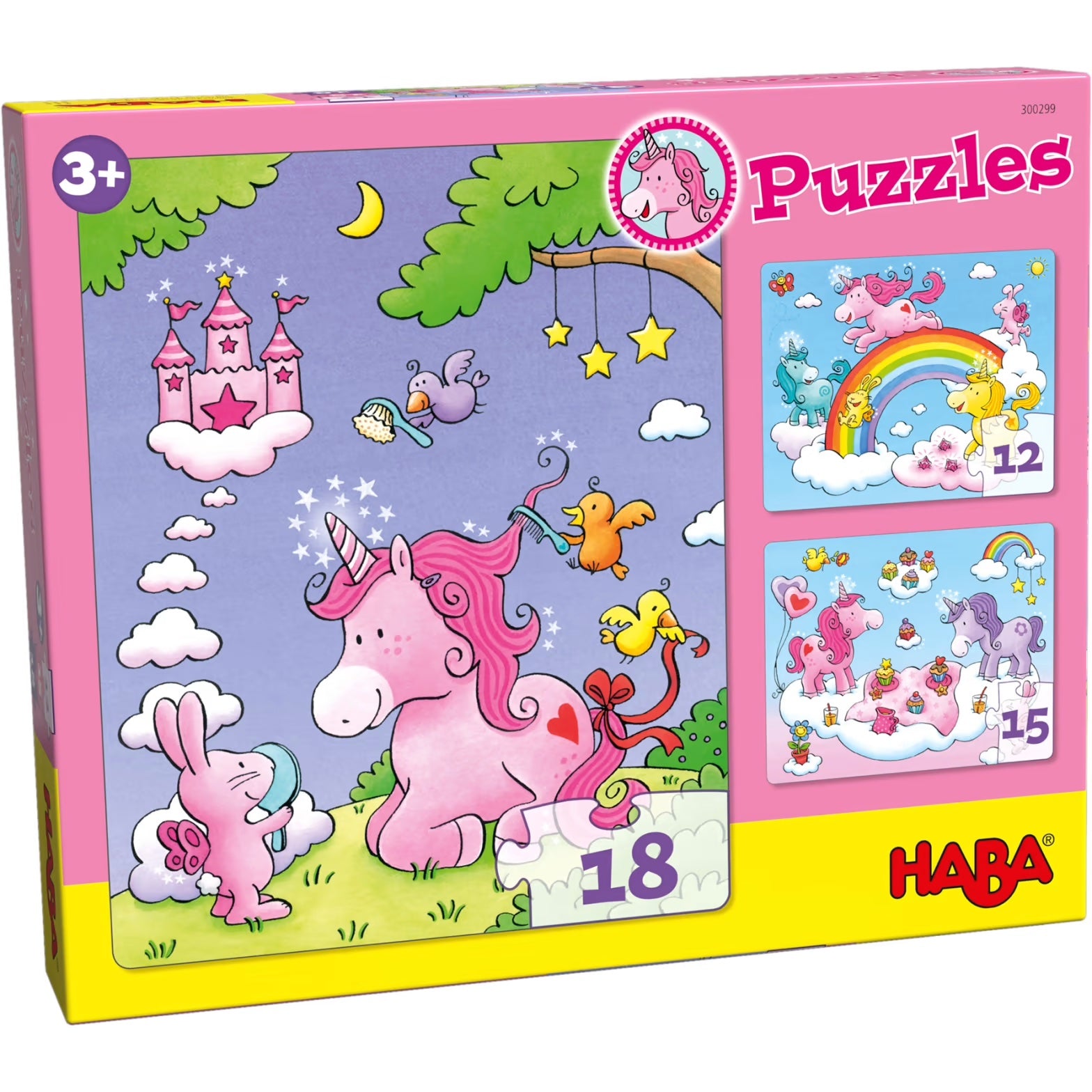 Haba -  Puzzles Einhorn Glitzerglück