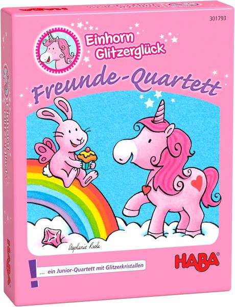 Haba - Spiel Einhorn Glitzerglück Freunde-Quartett
