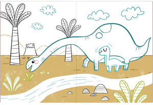 Haba Buch - Malbuch Dinos