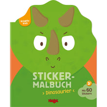 Laden Sie das Bild in den Galerie-Viewer, Haba Kreativ Kids - Sticker-Malbuch Dinosaurier