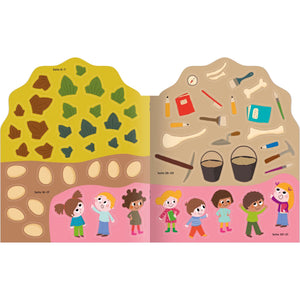 Haba Kreativ Kids - Sticker-Malbuch Dinosaurier