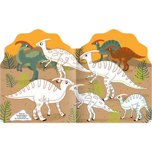 Haba Kreativ Kids - Sticker-Malbuch Dinosaurier
