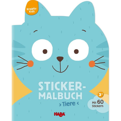 Haba Kreativ Kids - Sticker-Malbuch Tiere