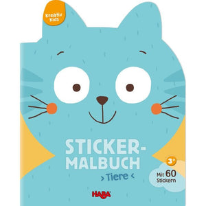 Haba Kreativ Kids - Sticker-Malbuch Tiere