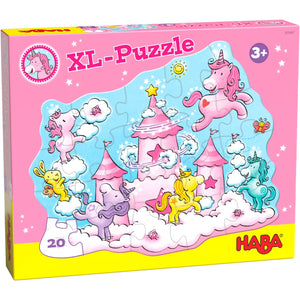 Haba - XL-Puzzle Einhorn Glitzerglück Wolkenpuzzelei