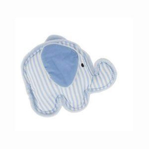 Goki - Stoff Greifling mit Rassel Elefant blau, le petit