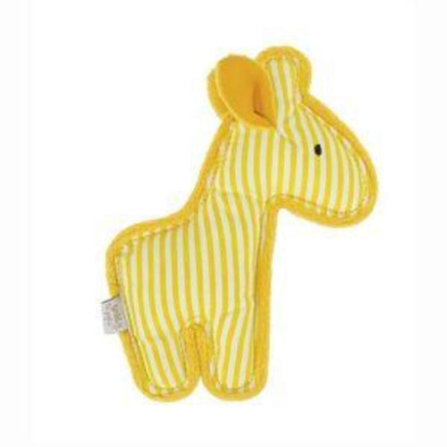 Goki - Stoff Greifling mit Rassel Giraffe gelb, le petit