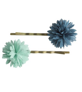 Maileg - Haarklammern Set Bobby Pins aqua türkis