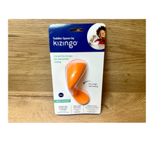 Laden Sie das Bild in den Galerie-Viewer, Kizingo - Kleinkind Esslern Löffel Besteck Rechtshänder orange