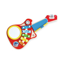 Laden Sie das Bild in den Galerie-Viewer, Hape - 6-in-1 Holz Musikinstrument Gitarre