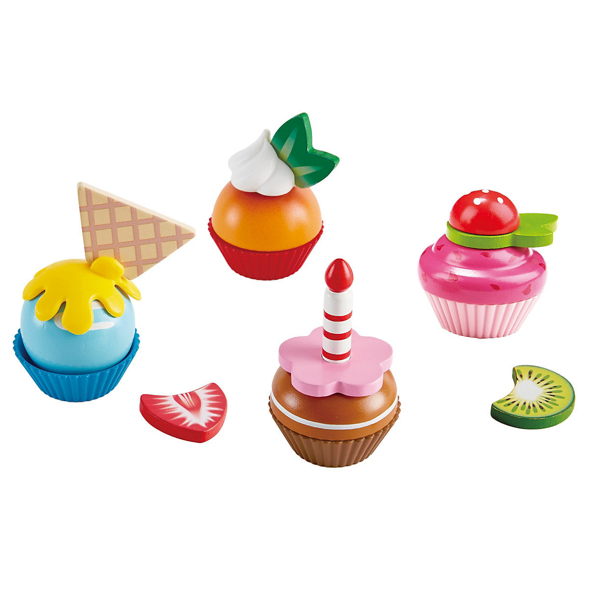 Hape - Holz Cupcakes