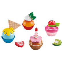 Laden Sie das Bild in den Galerie-Viewer, Hape - Holz Cupcakes