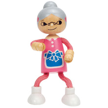 Laden Sie das Bild in den Galerie-Viewer, Hape - Biegepuppe Oma
