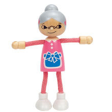 Laden Sie das Bild in den Galerie-Viewer, Hape - Biegepuppe Oma