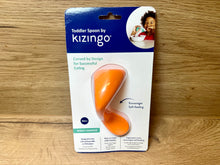 Laden Sie das Bild in den Galerie-Viewer, Kizingo - Kleinkind Esslern Löffel Besteck Rechtshänder orange