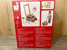 Laden Sie das Bild in den Galerie-Viewer, Janod - Holz Lauflernwagen Werkbank Wagen magnetisch Redmaster Set