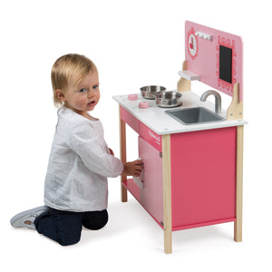 Janod - Meine erste Holz Küche rosa