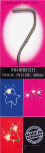 Wondercandle - Wunderkerze classic Zahl 7 grau