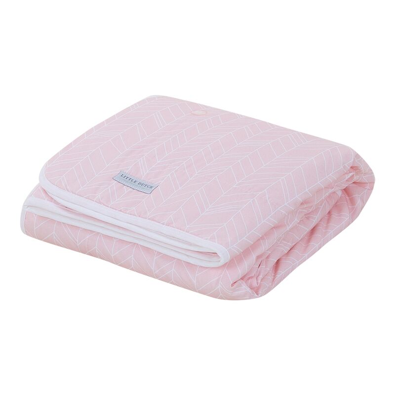 Little Dutch - Decke Wiegendecke 70x100 cm pure & soft peach