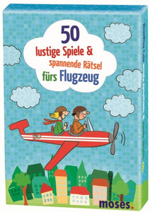 Moses Verlag - 50 lustige Spiele & spannende Rätsel fürs Flugzeug