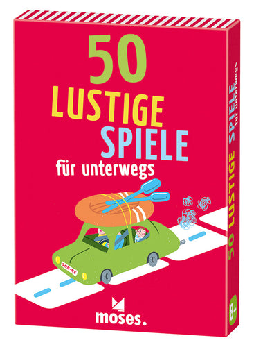 Moses Verlag - 50 lustige Spiele für unterwegs