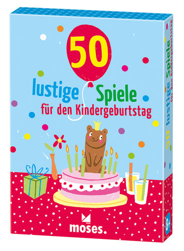 Moses Verlag - 50 lustige Spiele für den Kindergeburtstag