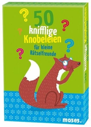 Moses Verlag - 50 knifflige Knobeleien für kleine Rätselfreunde