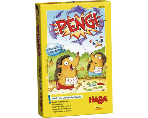 Haba - Mitbringspiel Spiel PENG! Stacheliges Igelrennen