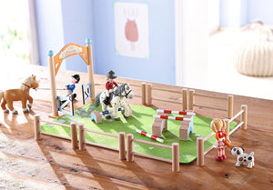 Haba Little Friends - Holz Spielset Springturnier