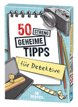 Laden Sie das Bild in den Galerie-Viewer, Moses Verlag - 50 streng geheime Tipps für Detektive