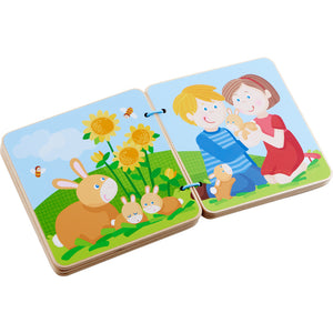 Haba Buch - Holz Babybuch Tierkinder