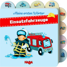 Laden Sie das Bild in den Galerie-Viewer, Haba Buch - Meine ersten Wörter - Einsatzfahrzeuge