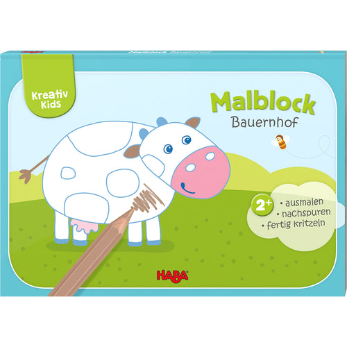 Haba Kreativ Kids - Malblock Bauernhof