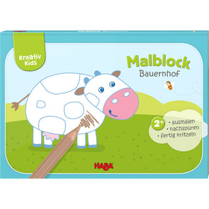 Haba Kreativ Kids - Malblock Bauernhof