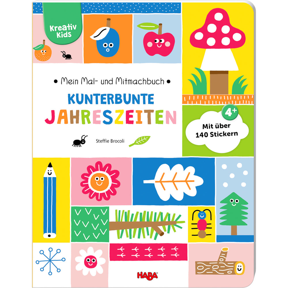 Haba Kreativ Kids - Mein Mal- und Mitmachbuch Kunterbunte Jahreszeiten