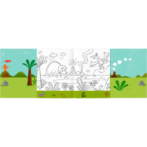 Haba Kreativ Kids - Mal- und Stickerbuch Dinosaurier