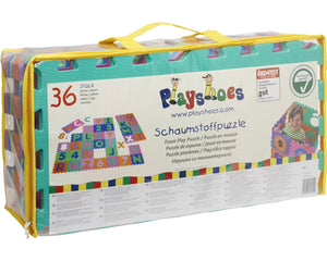 Playshoes - Puzzlematte Spielteppich XL 36 tlg.