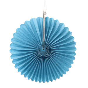 3D Wabenrosette 36cm groß türkis