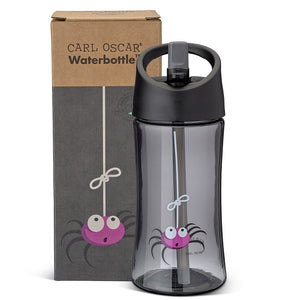 Carl Oscar - Wasserflasche Trinkflasche Spinne grau