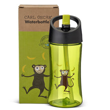 Laden Sie das Bild in den Galerie-Viewer, Carl Oscar - Wasserflasche Trinkflasche Affe grün