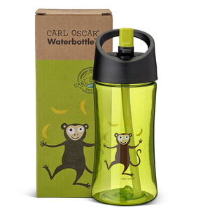 Carl Oscar - Wasserflasche Trinkflasche Affe grün