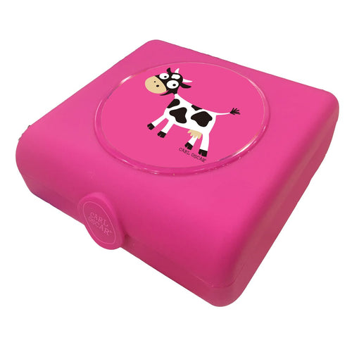 Carl Oscar - Brotdose Sandwichbox Kuh pink