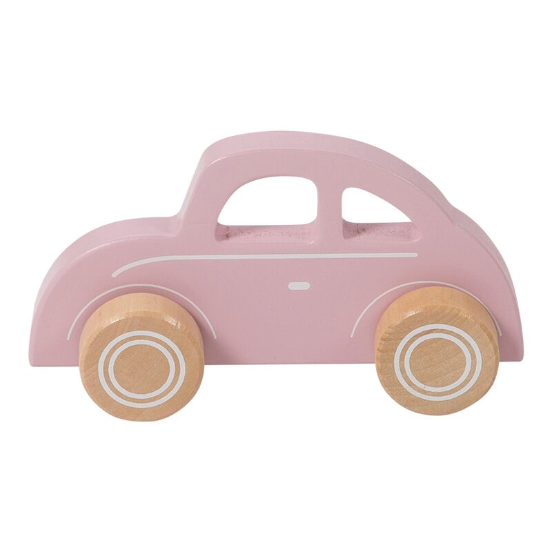 Little Dutch Holz Schiebe Fahrzeug Auto Beetle rosa 4375