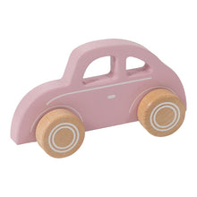 Laden Sie das Bild in den Galerie-Viewer, Little Dutch Holz Schiebe Fahrzeug Auto Beetle rosa 4375
