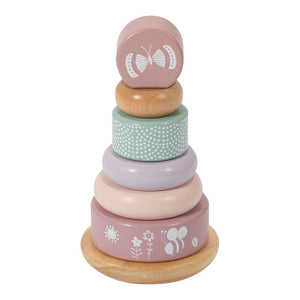 Little Dutch Holz Ring Stapelturm adventure pink 4400