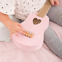 Laden Sie das Bild in den Galerie-Viewer, Little Dutch - Holz Gitarre Musikinstrument adventure pink